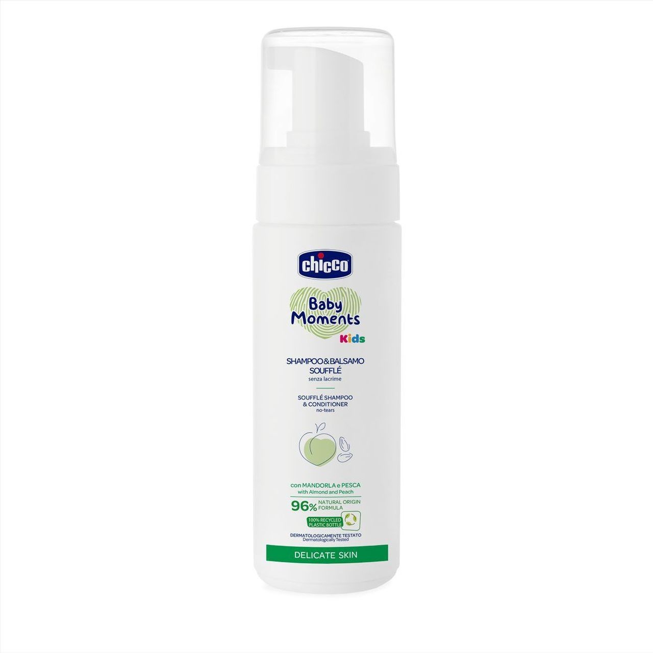 CHICCO  BABY MOMENTS Shampoo & Balsamo Soufflé KIDS 150ML