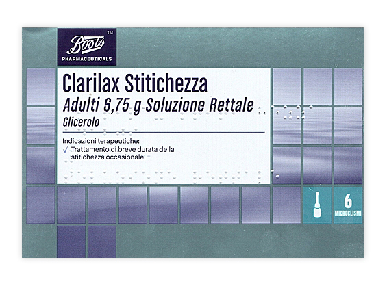 Clarilax Stitichezza Adulti 6 Microclismi
