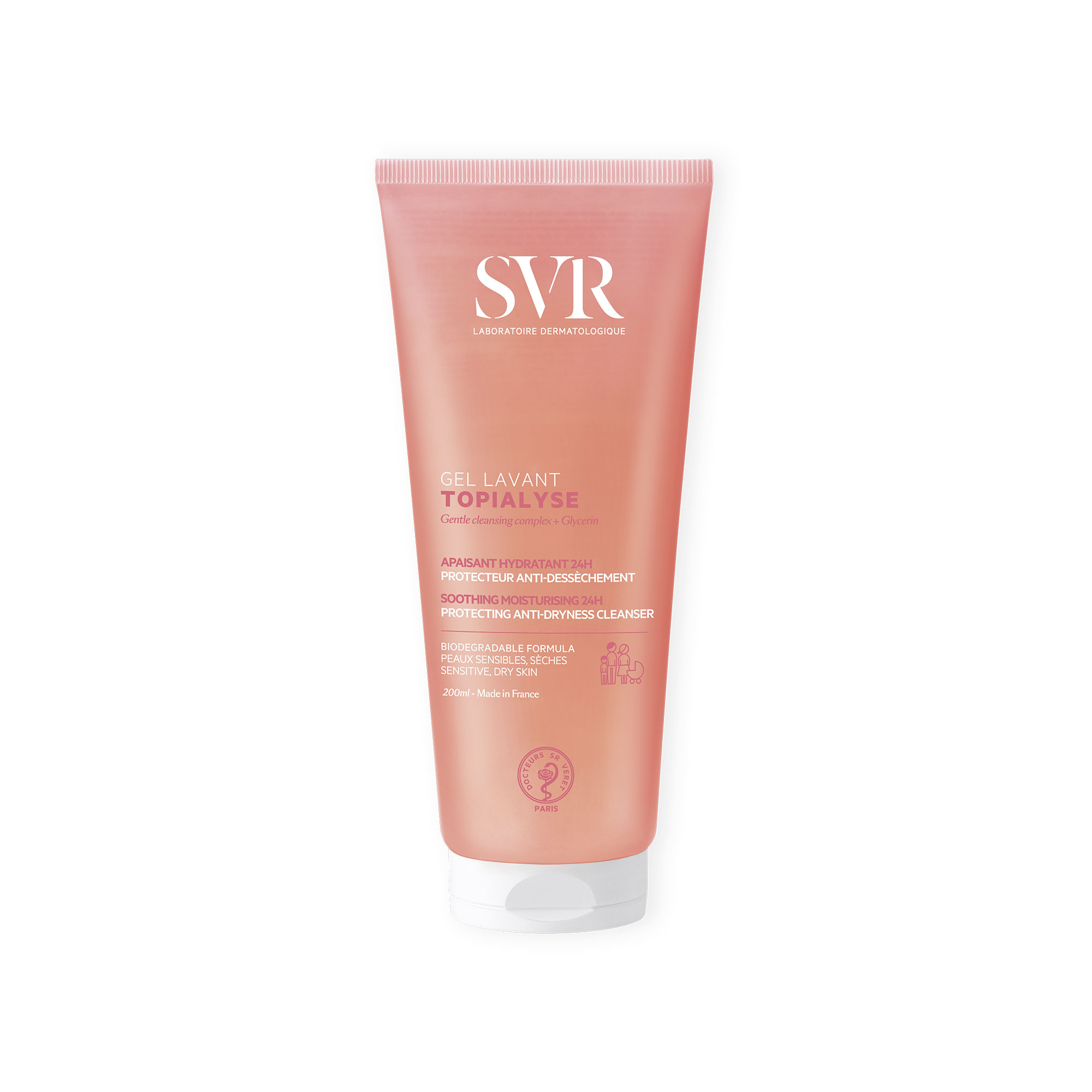 SVR Topialyse Gel Detergente Delicato Protettivo Antisecchezza 200 mL