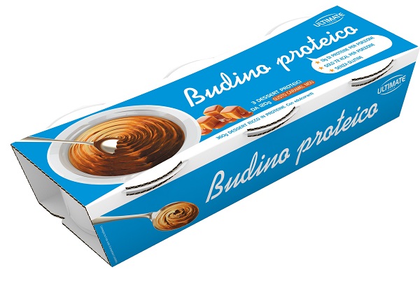BUDINO PROTEICO CARAMEL 360G - SCADENZA 31 AGOSTO 2026