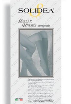Solidea Relax Unisex Class 2 Gambaletto Compressivo Terapeutico Colore Naturale Taglia XL