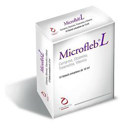 Microfleb L Integratore Sistema Linfatico 10 Fiale 10 ml