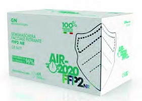 MASCHERINA FFP2 BIANCA 20 PEZZI