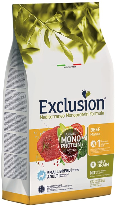 EXCLUSION M ADULT BEEF S 2KG