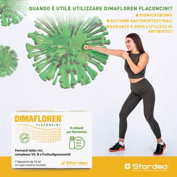 DimaFloren Integratore 7 Flaconcini Monodose 