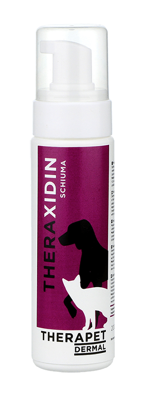 Theraxidin Schiuma Dermatologica Infezioni Cutanee Cani E Gatti 200 ml