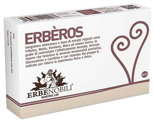 Erbenobili Erberos Integratore Funzionalità Prostatica 30 Compresse