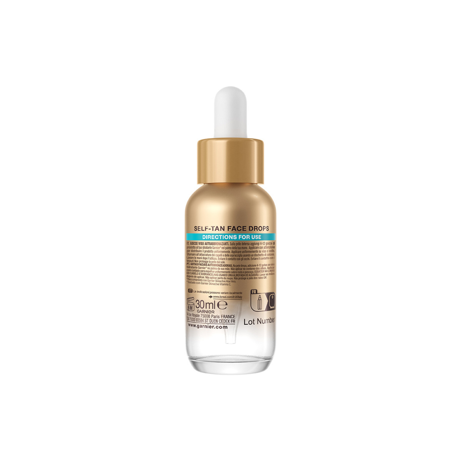 GARNIER AMBRE SOLAIR NATURAL BRONZER GOCCE VISO AUTOABBRONZANTI 30 ML