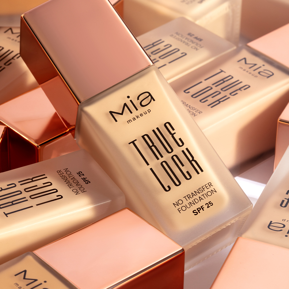 Mia Makeup - True Lock - Fondotinta Fluido SPF25 A Lunga Tenuta - N.09 Walnut