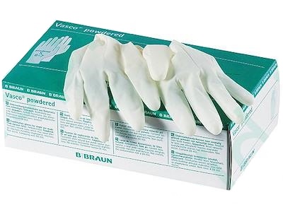 GUANTI LATTICE CON POLVERE VASCO POWDERED (XL) 90PZ - B.BRAUN
