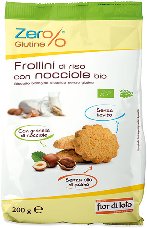 ZER%GLUT Frollini Riso/Nocc.