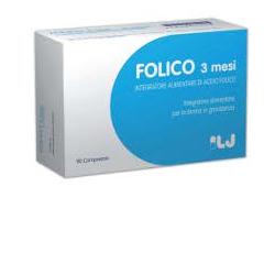 Folico 3 mesi Integratore Alimentare di Acido Folico 90 Cpr