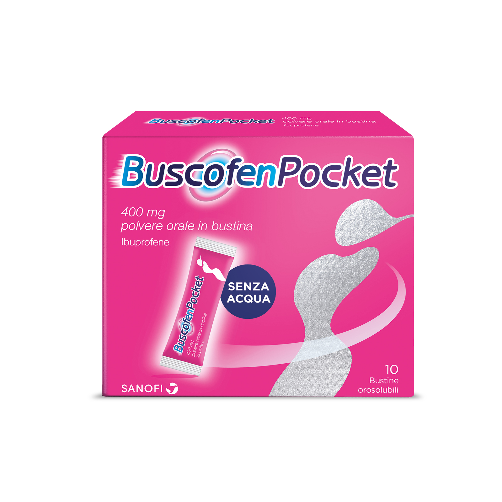 BuscofenPocket 400 mg - Contro I Dolori Da Ciclo Forti 10 Bustine