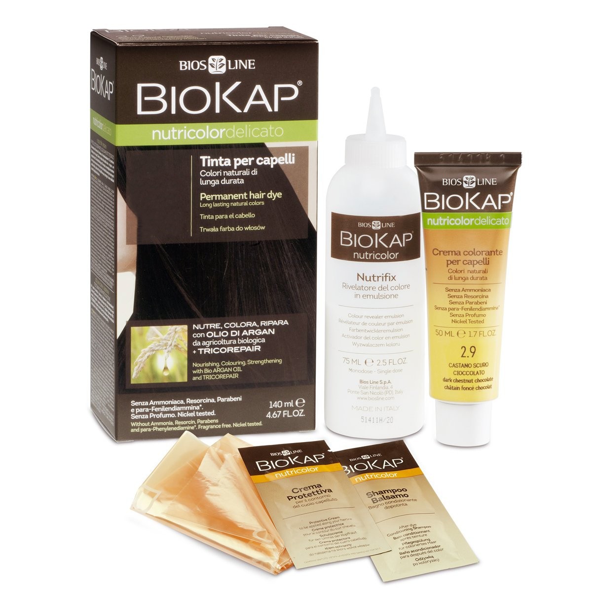 Biokap Nutricolor Delicato 5.34 Tinta Per Capelli Castano Miele