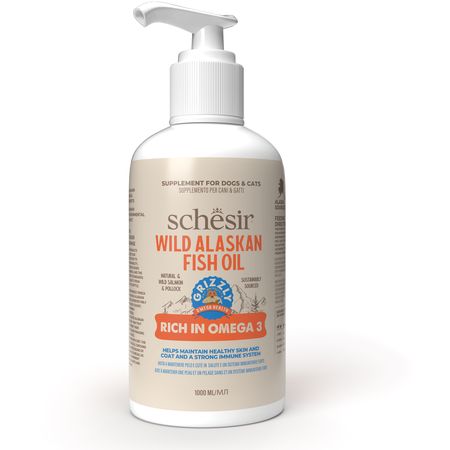 SCHESIR CANE/GATTO OLIO DI SALMONE SELVAGGIO OMEGA3 250ML