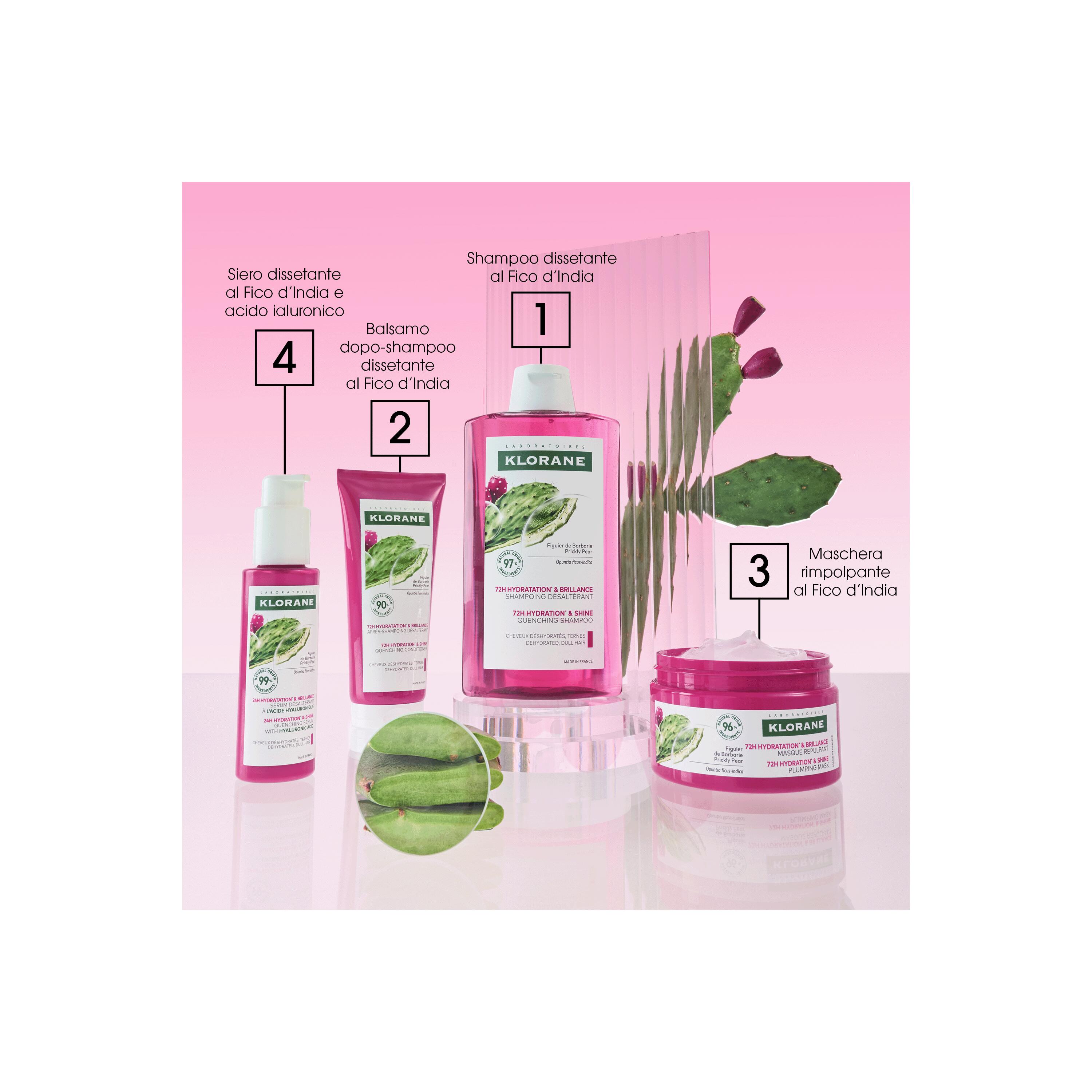 Klorane - Siero Dissetante Per Capelli Al Fico D'India E Acido Ialuronico 100 ml