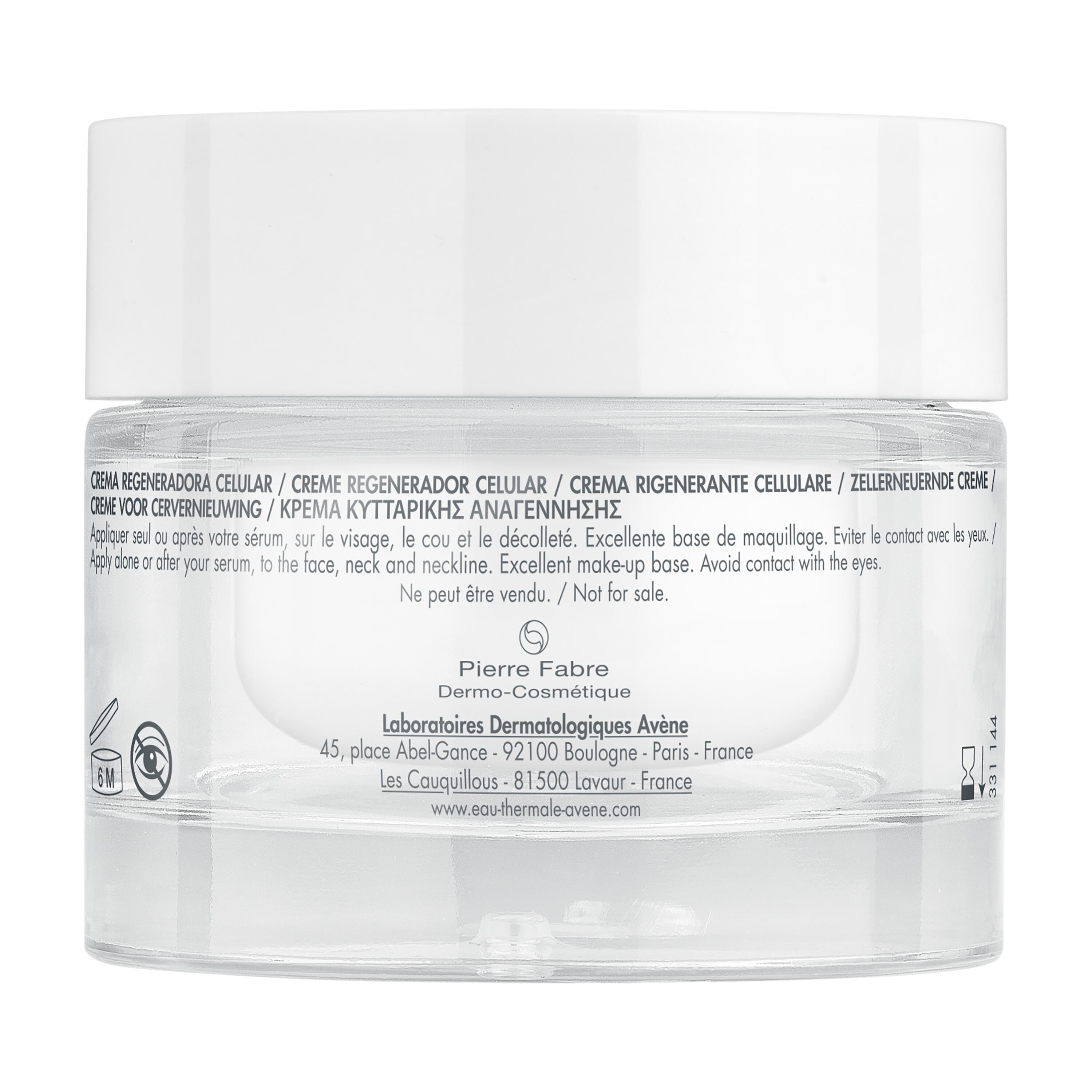 Eau Thermale Avène Hyaluron Activ B3 Crema rigenerante cellulare, Anti età, Pelle tonica radiosa e rughe corrette, con Acido Ialuronico e Niacinamide, 50ml 