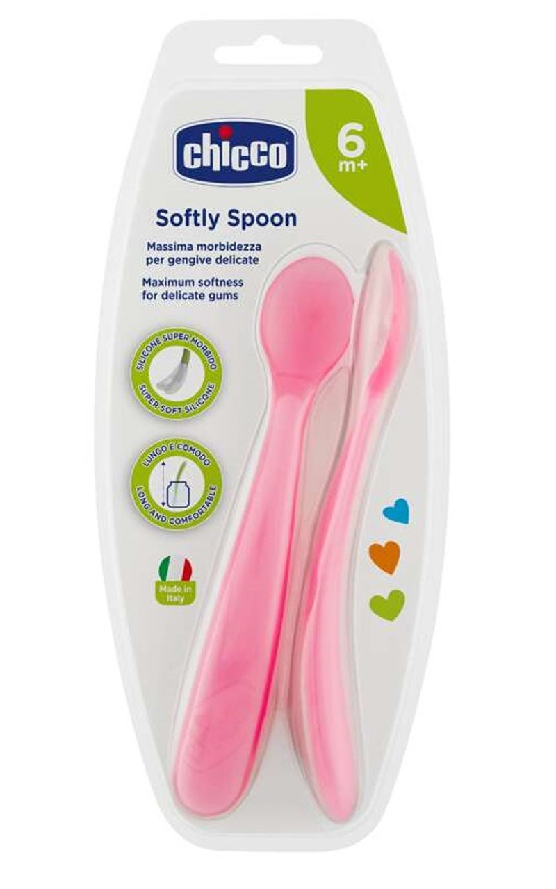 Chicco Cucchiaio Silicone Femminile +6m