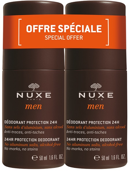 Nuxe Men Duo Deodorante Uomo Protezione 24 Ore 2x50ml