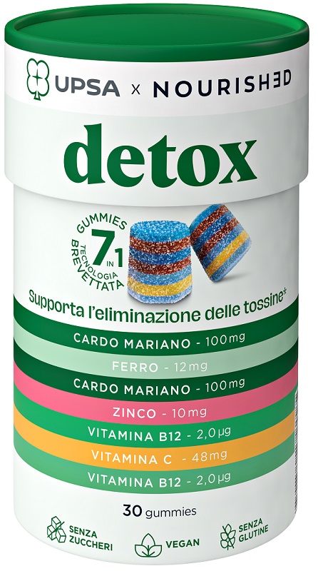 UPSA X NOURISHED DETOX 30GUM