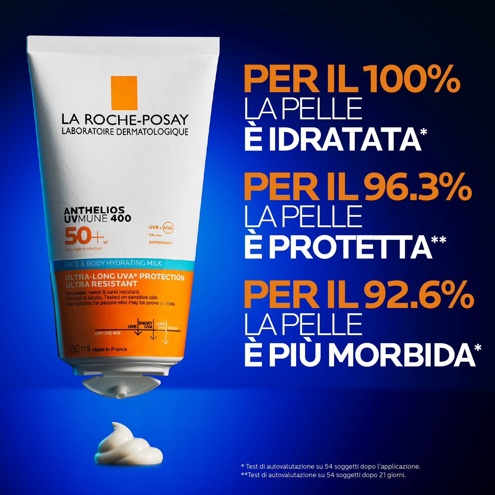 La Roche-Posay - Anthelios Uvmune 400 Latte Idratante SPF50+ Viso E Corpo 150 ml