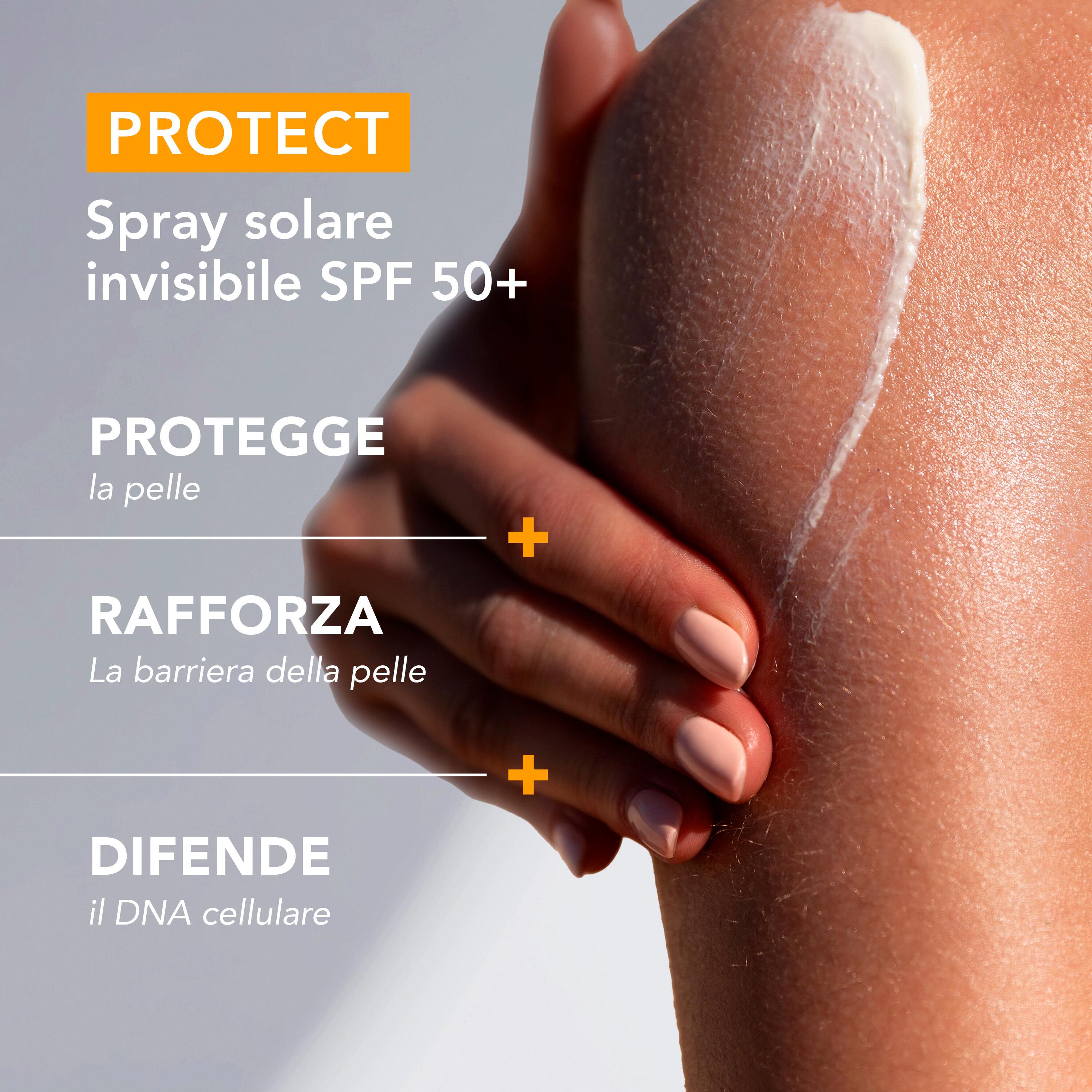 A-Derma Protect Spray Invisibile SPF50+ - Protezione Solare Molto Alta Viso E Corpo 200 ml