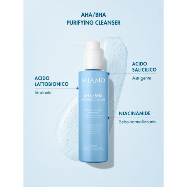 Miamo - Protocollo Essenziale Pelle a Tendenza Acneica Confezione 3 Pezzi