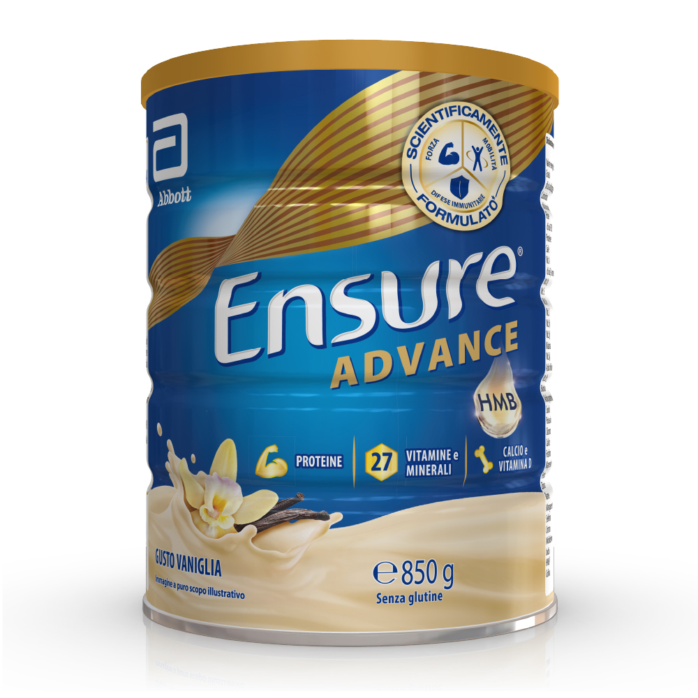 Ensure Advance Vaniglia 850 g Polvere - Integratore Di Vitamine E Minerali
