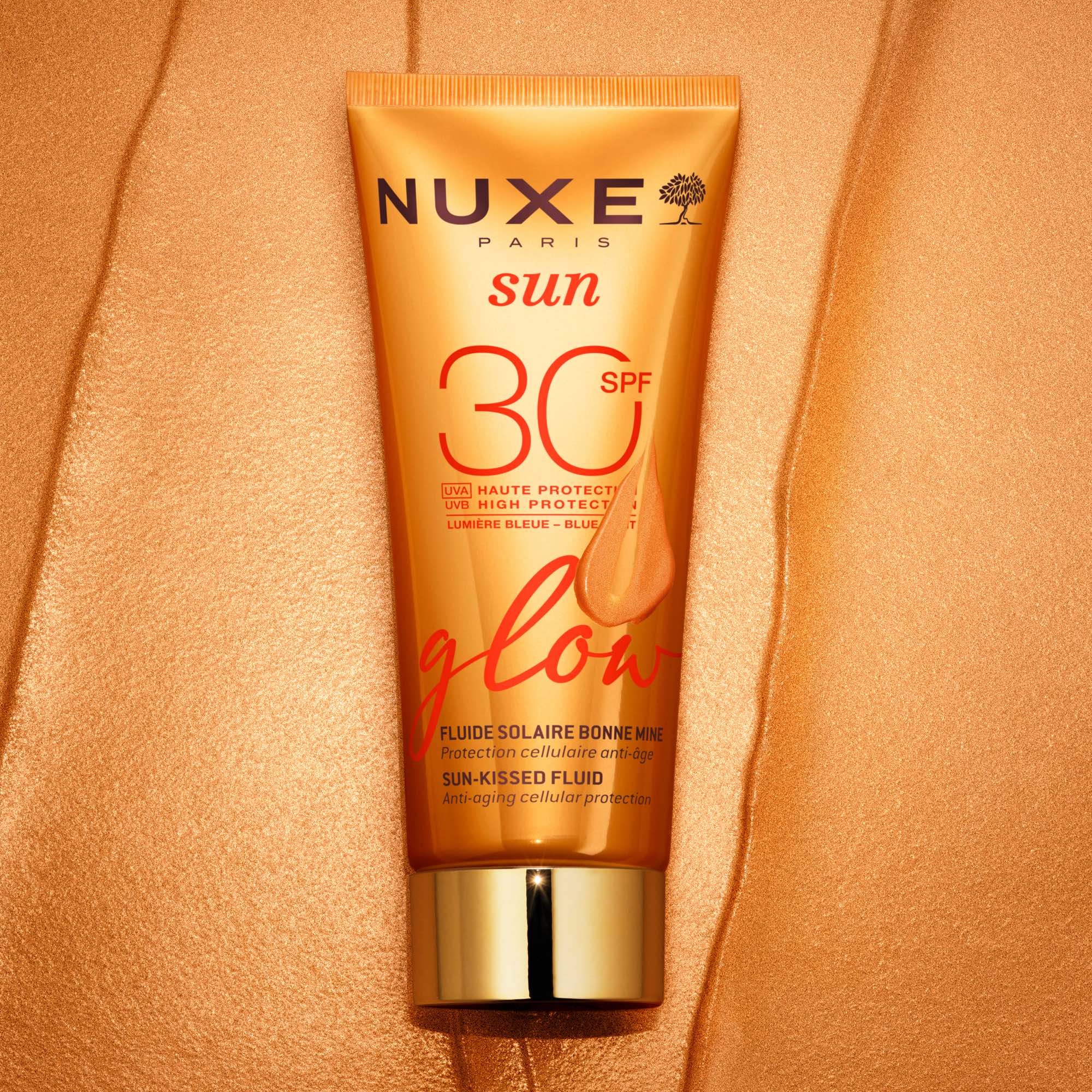 Nuxe Sun - Glow Fluido Solare Illuminante SPF30 Viso 40 ml