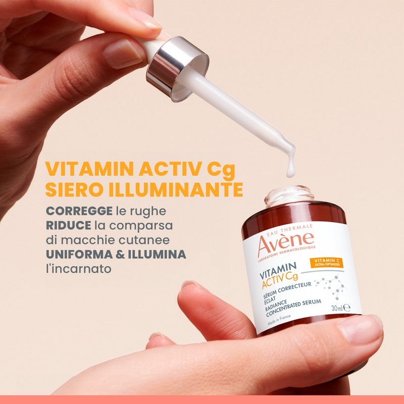 Eau Thermale Avène Vitamin Activ Cg Siero Correttore Luminosità, anti-età, 30ml 
