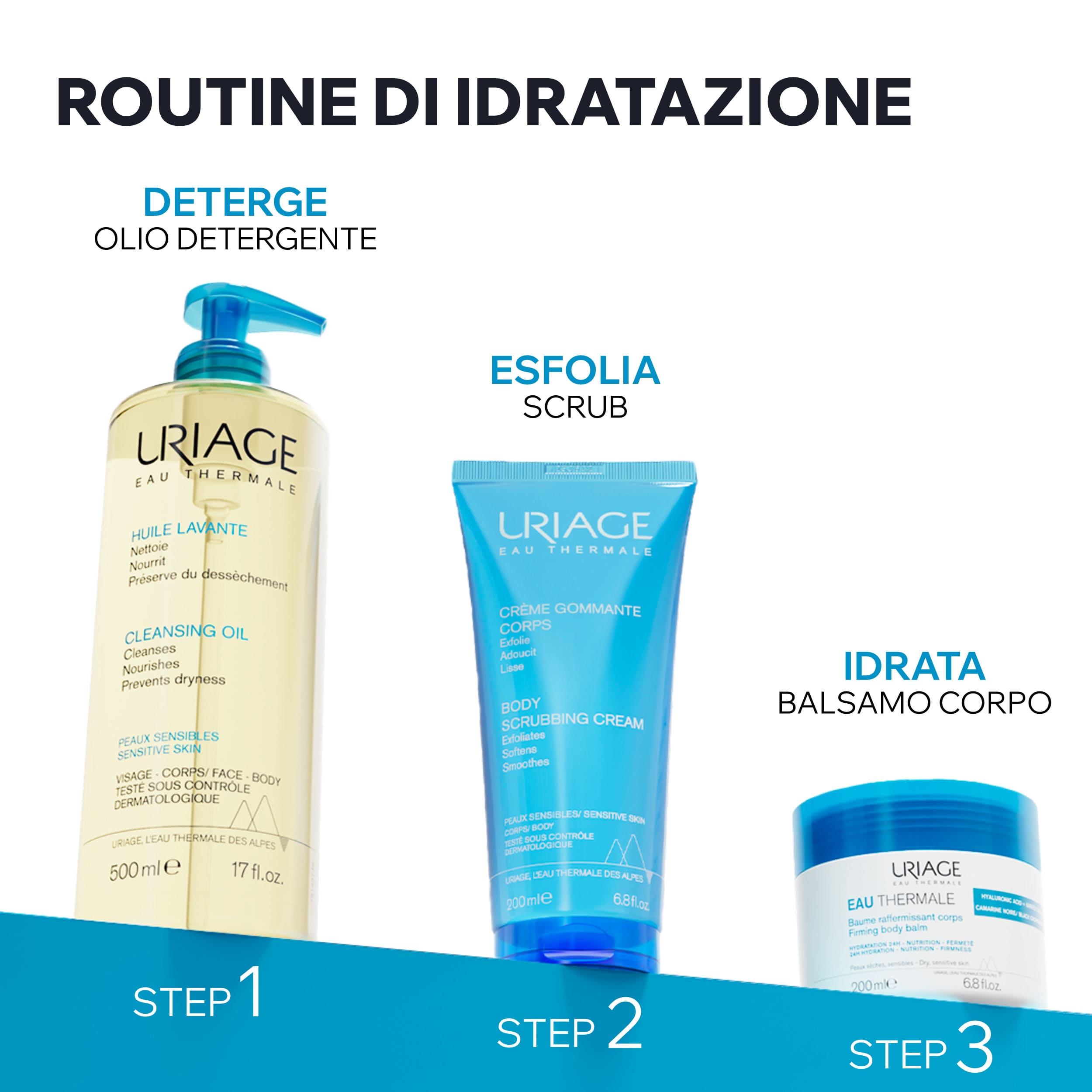 Uriage Eau Thermale - Balsamo Rassodante Corpo Per Pelle Sensibile 200 ml