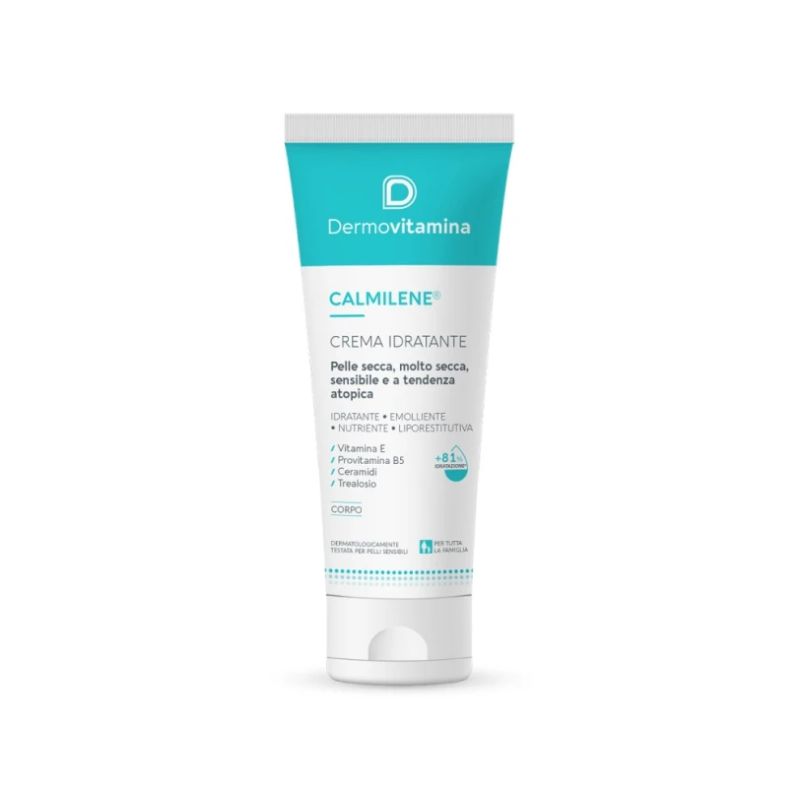Dermovitamina - Calmilene - Crema Idratante Per Pelle Secca, Sensibile E A Tendenza Atopica 250 ml