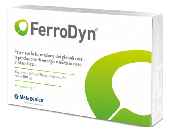 FerroDyn HI Integratore Di Ferro 30 Capsule