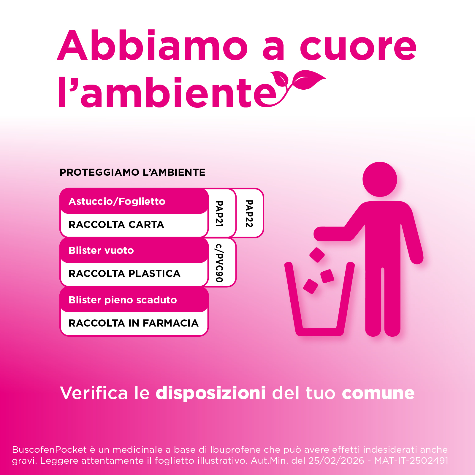 BuscofenPocket 400 mg - Contro I Dolori Da Ciclo Forti 10 Bustine