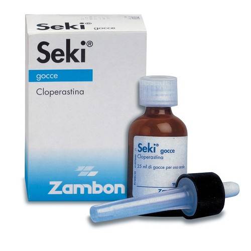 Seki Gocce 35,4 mg /ml Cloperastina Sedativo Tosse Flacone 25 ml 