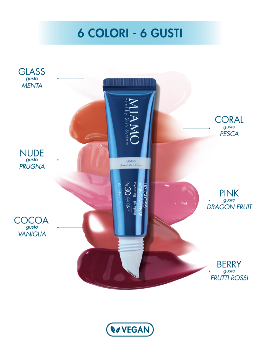 Miamo - Lip Gloss Aging Defense SPF30 - Pink
