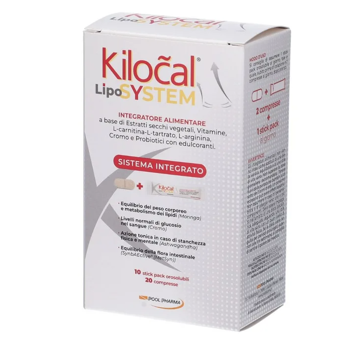 KILOCAL LipoSystem 20 compresse + 10 Stick Orosolubili