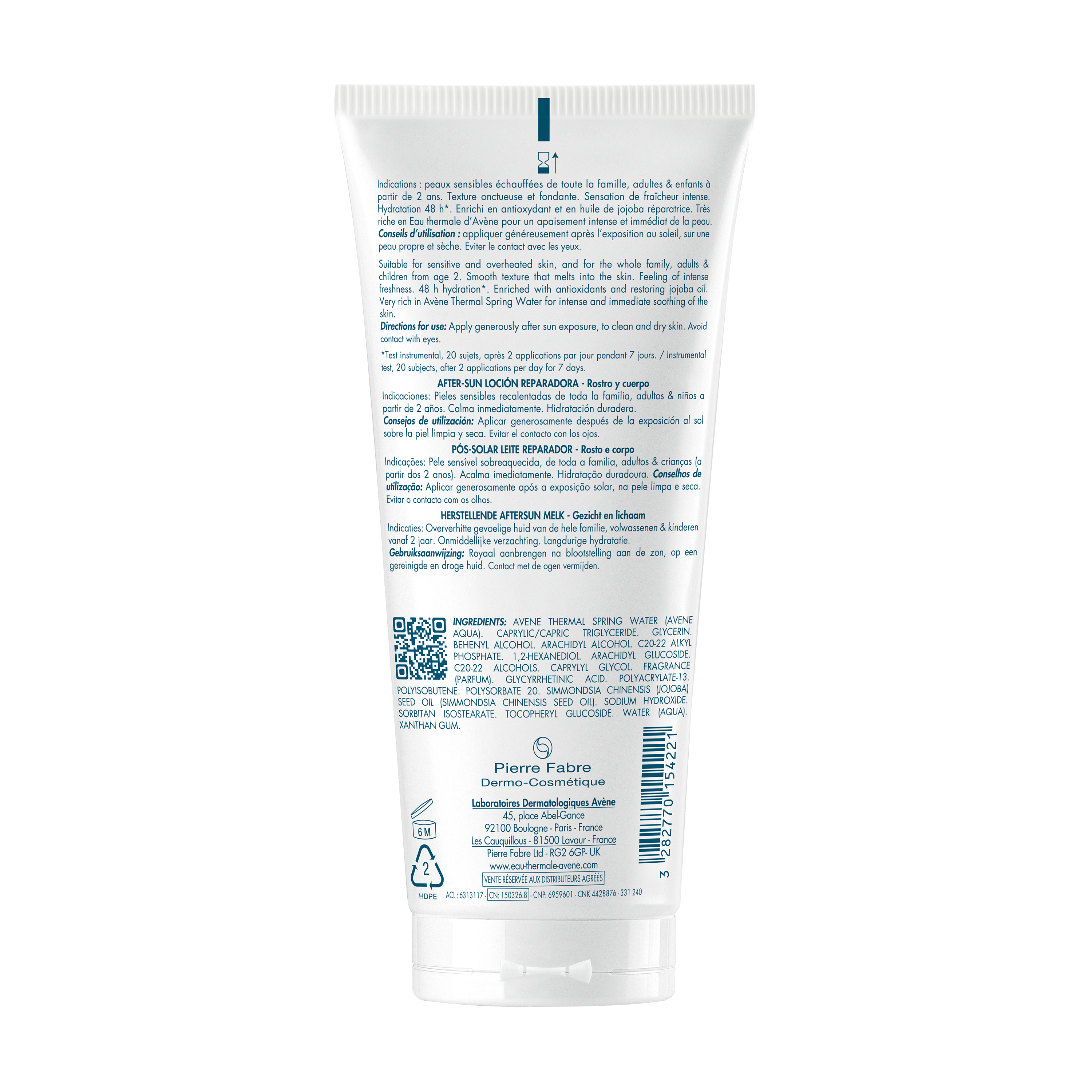 Avène Eau Thermale - Latte Doposole Ristrutturante 200 ml