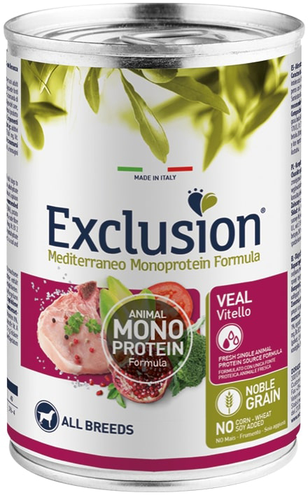 EXCLUSION M ADULT VEAL 400G