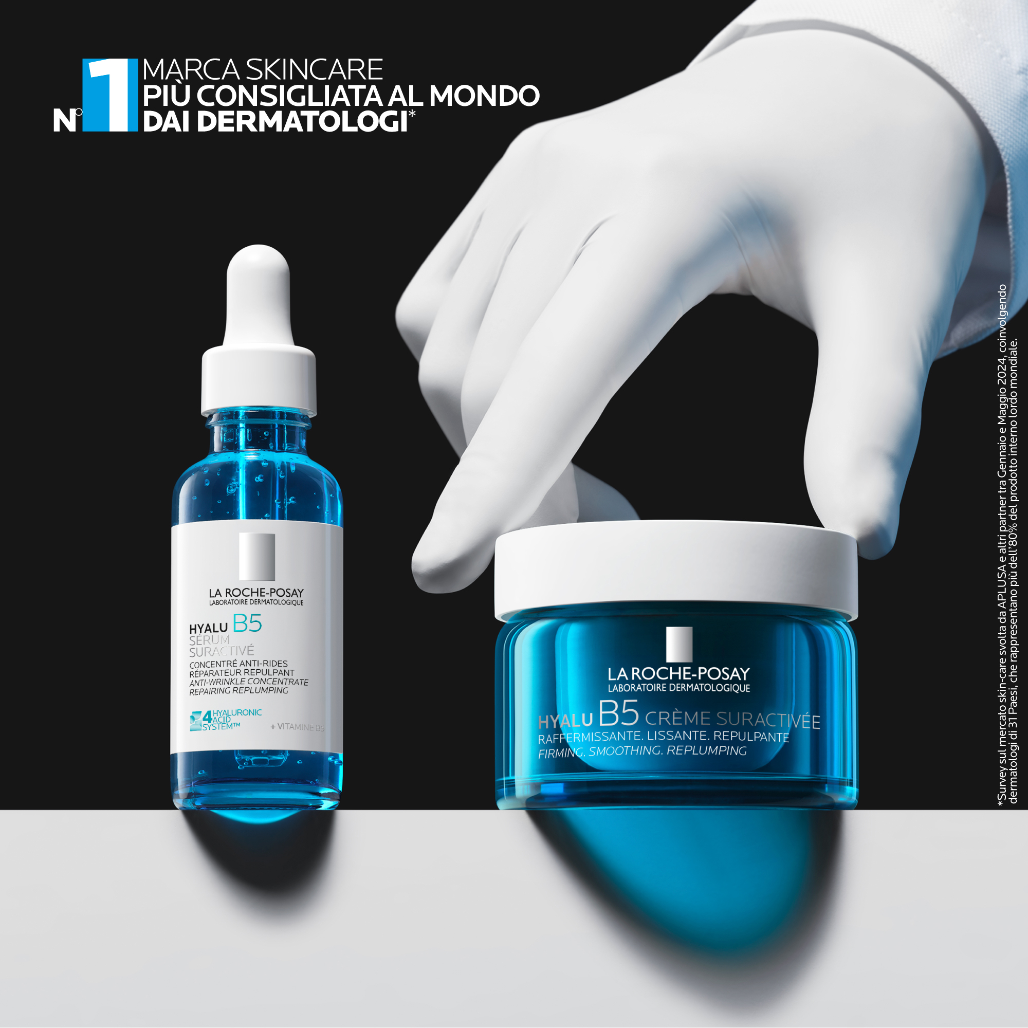 La Roche-Posay Nuovo Hyalu B5 Siero Concentrato Anti-Rughe. Adatto a tutti i Tipi di Pelle e fototipi. 30ml​