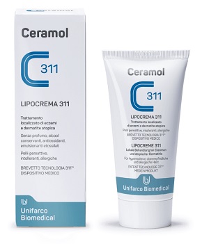 Ceramol 311 Lipocrema - Crema riparatrice ed emolliente - 50 ml