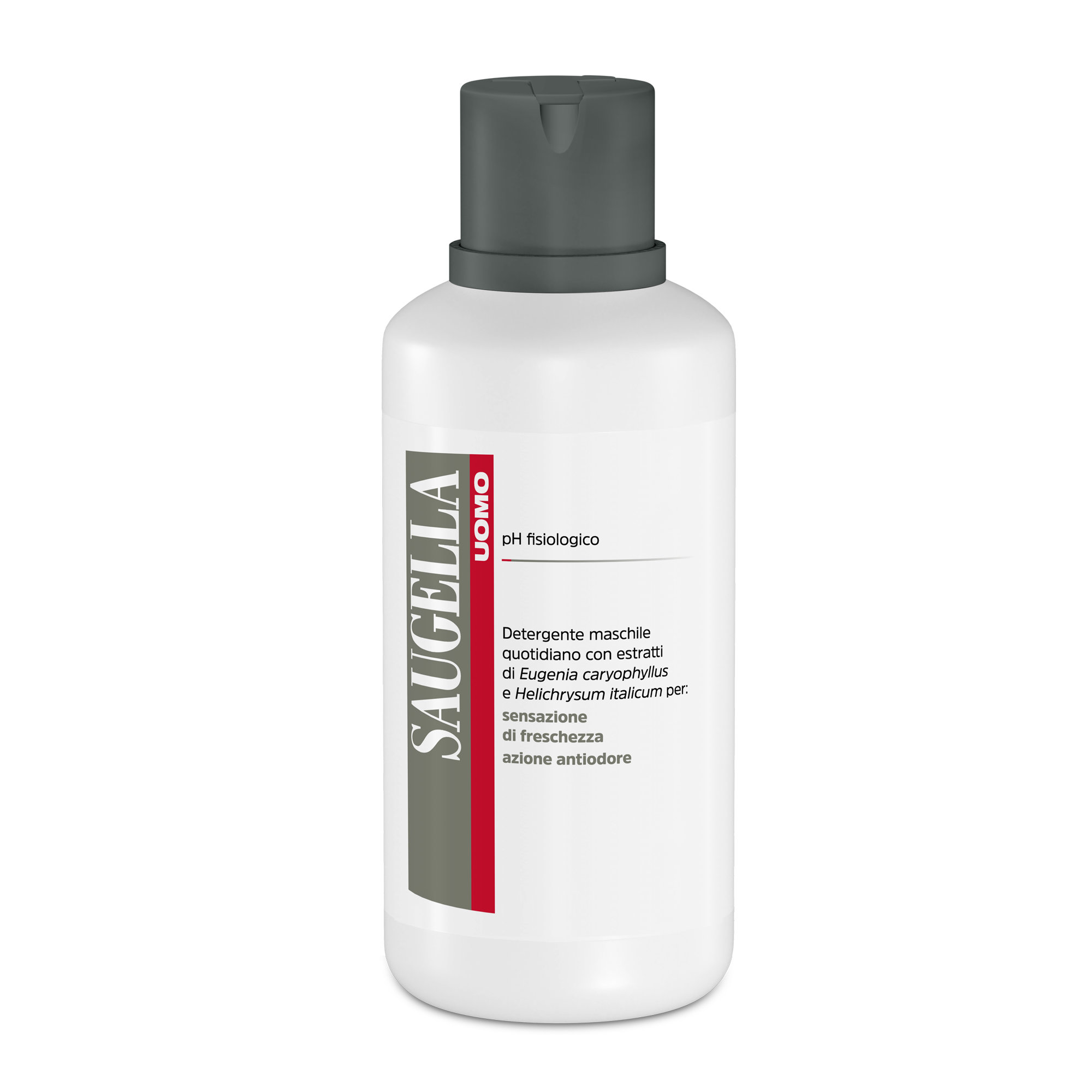 Saugella Uomo - Detergente Maschile Intimo Quotidiano A pH Fisiologico 500 ml