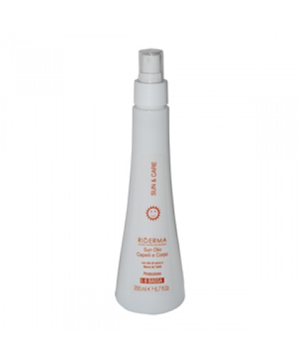 Riderma Sun & Care Olio Protettivo Idratante Capelli Corpo 200 ml