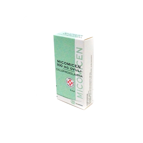 Micomicen 100 mg Ciclopiroxolamina 6 Ovuli