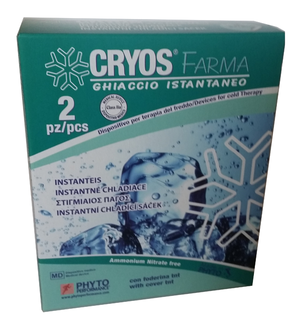 Cryos Safe Ghiaccio Istantaneo Monouso 2 Bustine