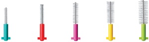 Curaprox Prime Plus Handy Scovolino Interdentale n°08 Rosa 5 Pezzi
