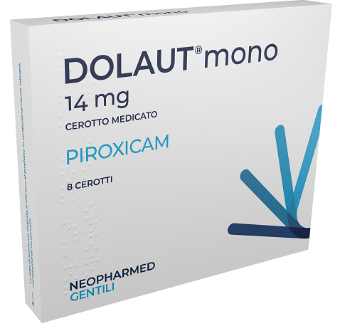 Dolaut Mono per dolori e infiammazioni di articolazioni, muscoli, tendini e legamenti - 8 Cerotti Medicati