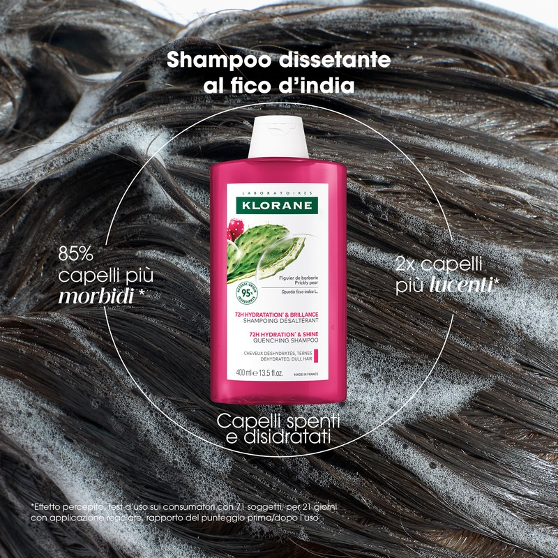 Klorane - Shampoo Idratante E Illuminante Al Fico D'India 400 ml
