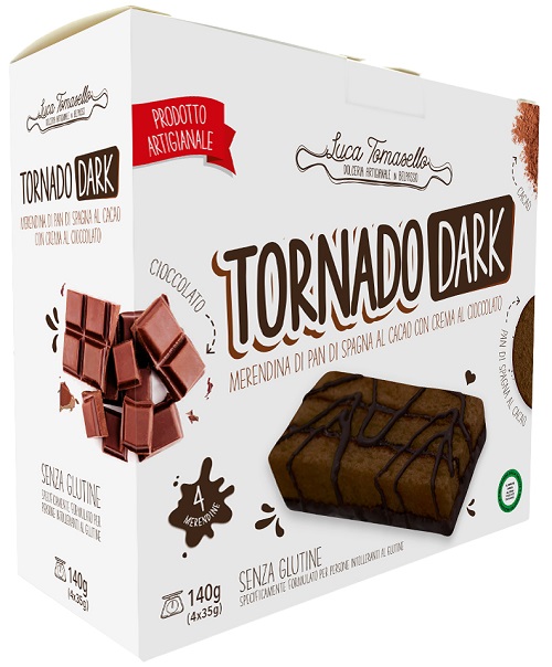 LUCA TOMASELLO Merendina Tornado Dark 4x35g
