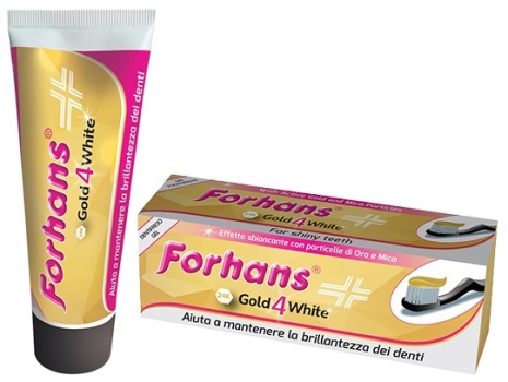 Forhans Gold 4 White Dentrifricio 75ml